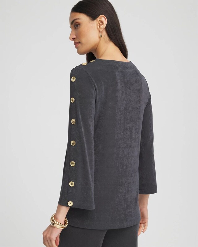 Travelers Button Sleeve Tunic - image 3